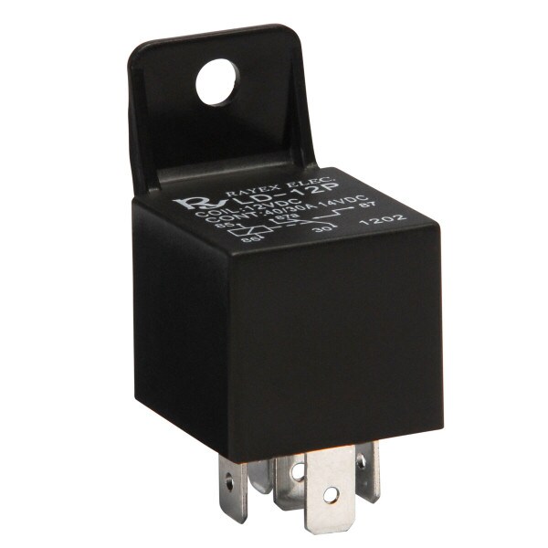 Main product image for 12 VDC Automotive 5-Pin Relay SPDT 30/40A Bosch Type 330-073